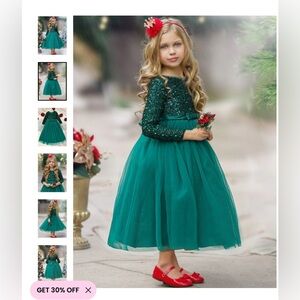 Girls Sequin Dress sz 9-10 yo